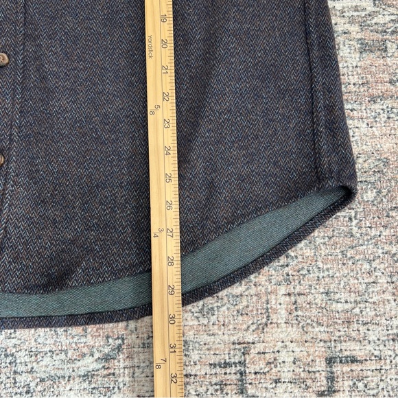 Jachs Outdoor Button Up Shirt Jacket XL Corduroy Cozy Fleece Blue - Picture 9 of 15